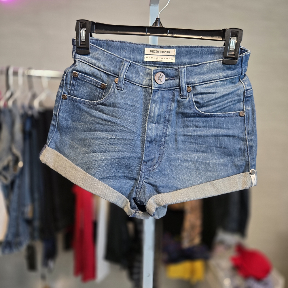 One Teaspoon Classic Blue Jean Shorts
